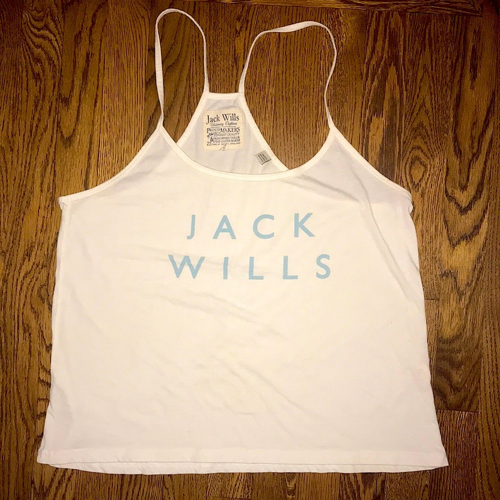 Jack Wills White Tank Top Women’s US10/UK14